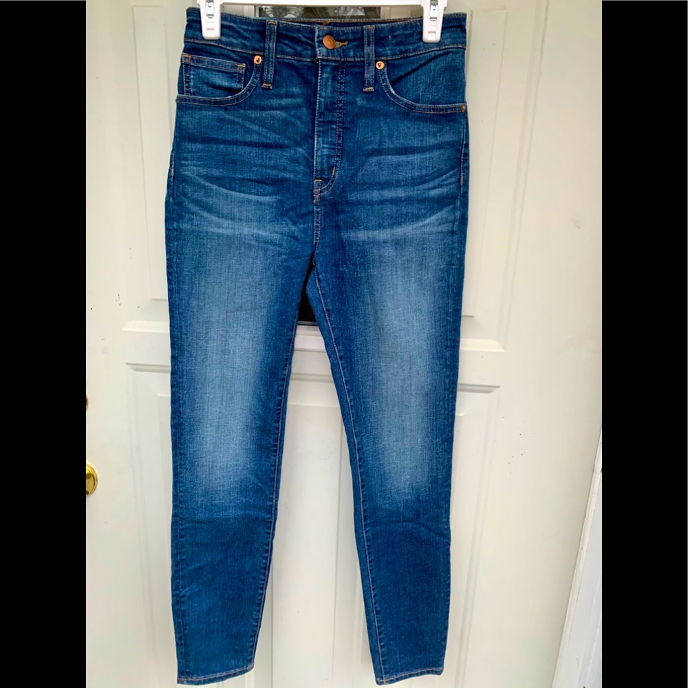 Madewell High-Rise Skinny Jeans in Medium Blue Wash